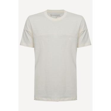 Imagem de Camiseta Recortada Aleatory Nissi Creme-Masculino