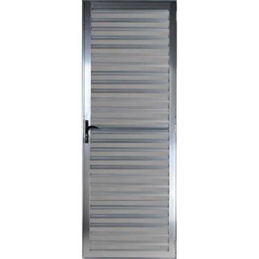 Imagem de Porta palheta 2,10x60 lado DIREITO no alumínio brilhante - Prisma, CPF