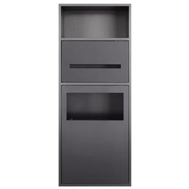 Imagem de Nicho de chuveiro de aço inoxidável, alcofa embutida para quarto molhado, xampu à prova d'água, organizador de chuveiro de papel higiênico, sala de estar em casa, cozinha, prateleiras de banheiro (cor