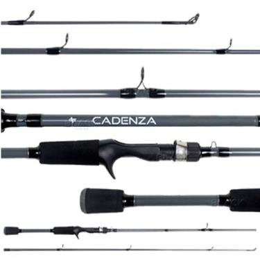 Imagem de Vara de Carbono 2 Partes Cadenza 1,68mt 17 lb de Carretilha - Albatroz