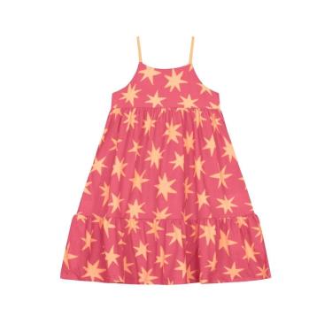 Imagem de Vestido infantil menina de estrelinhas Brandili-Feminino