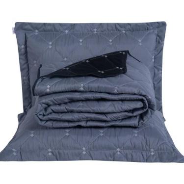 Imagem de Jogo Cobre Leito 7 Peças Casal Queen Renove Hipercal 400 Fios Dupla Fa