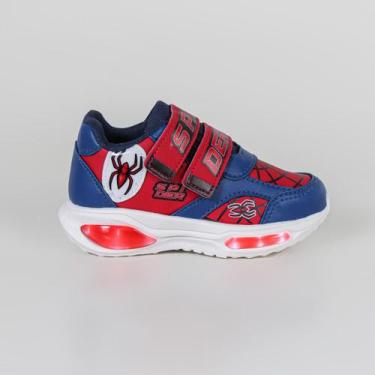 Imagem de Tênis Infantil Mini Pé Com Led Mp2537 Preto, Royal, Vermelho, 02, 26