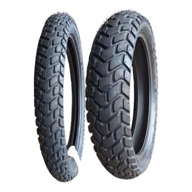 Imagem de Par Pneu Moto 90 90 21 130 80 17 Pirelli Mt60 Tl