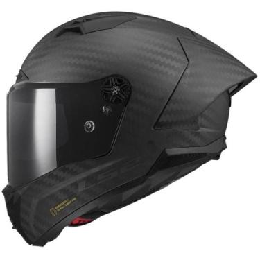 Imagem de Capacete LS2 FF805 Thunder C GP Solid Matte Carbon, Preto, 56