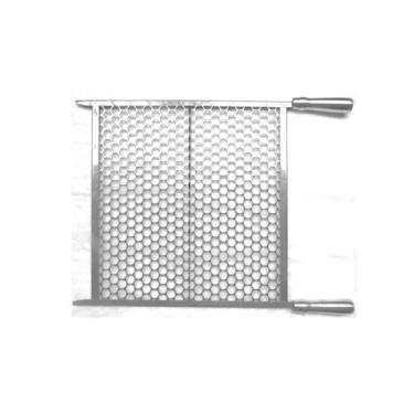 Imagem de Grelha para churrasco inox moeda 60x48 - Plenitude, larg. 60x48cm prof