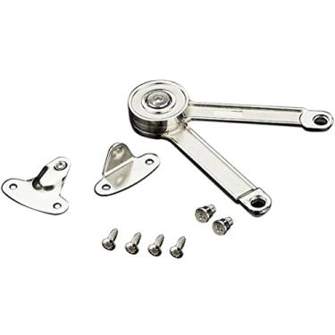 Imagem de B Blesiya Móveis de liga de zinco para porta de armário com fechamento macio Tampa de gás com dobradiça de suporte de elevação com fixações