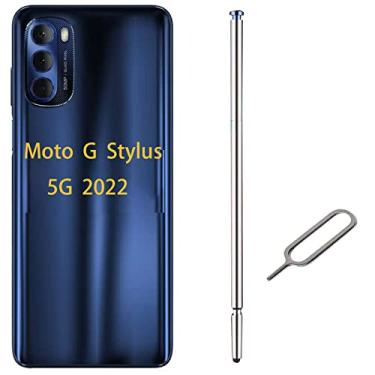 Imagem de Preto para Moto G Stylus 2022 Caneta Stylus LCD Touch Screen Stylus Caneta Peças de Reposição para Motorola Moto G Stylus 2022 com Agulha de Pino de Ejeção Sim