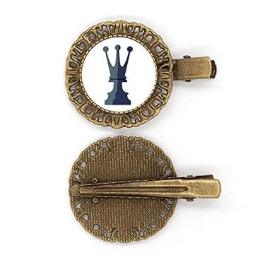 Imagem de Broche de cabelo King Chess Jogo de estratégia Roy Monarch grampo de cabelo