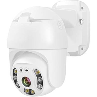 Imagem de Câmera IP PTZ POE Externa, Câmera De Segurança HD 2MP, Câmera De Vigilância Com Zoom Digital 4X, Visão Noturna Colorida, Detecção De Humanóide AI IP66 À Prova D'água,outstanding78
