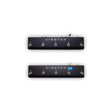 Imagem de XSONIC Airstep Combo Controlador Múltiplo Inteligente com MIDI, HID, 10 Pedais, 2 Entradas de Expressão, 300H de Uso, Suporta HX Stomp, Quad Cortex, DAW, Plugin, Youtube, Controlador Mãos Livres.