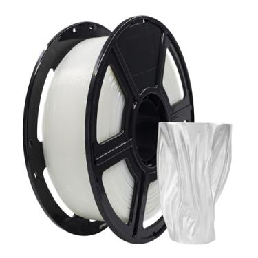 Imagem de Flashforge Filamentos de impressora 3D PLA 1,75 mm 1 kg Precisão dimensional do carretel +/- 0,05 mm para Finder e Creator Pro (Transparente)