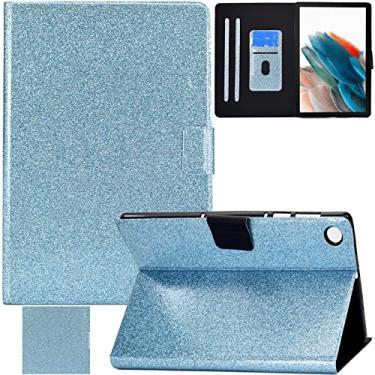 Imagem de REASUN Capa para Samsung Galaxy Tab A8 de 10,5 polegadas 2022, couro PU com suporte inteligente hibernar/despertar automático, capa protetora para Samsung Galaxy Tab A8 10,5 polegadas 2022