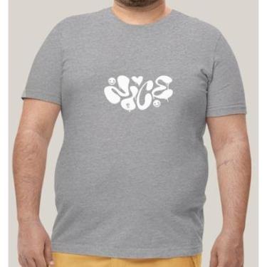 Imagem de Camiseta Plus Size Masculino Algodão Prime WSS Nice-Masculino