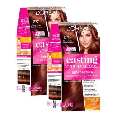 Imagem de Tintura Casting Creme Gloss L'oréal Paris 670 Chocolate com Pimenta  K