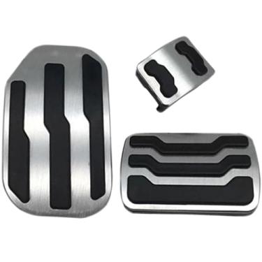 Imagem de RAGBUSCLE Capa de freio para pedal de acelerador de carro, almofadas antiderrapantes, pastilhas de freio a gás sem perfuração, capa de pedal de acelerador, compatível com Ford Raptor F150 2015-2020, 3