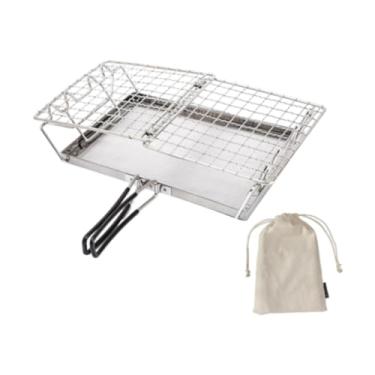 Imagem de predolo Acampamento Fogão Torradeira Acampamento Torradeira para Fogão a Gás Top Firepit Grelha Rack para Festa