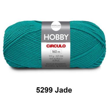 Imagem de Lã Fio Hobby Círculo 100g 160m Novelo - Tricô e Crochê, 5299 - Jade
