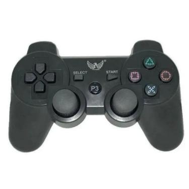 Imagem de Controle Sem Fio compatível Ps3  Preto - Sharkgames