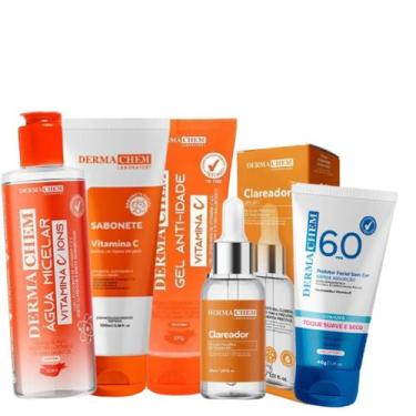 Imagem de Kit Skin Care Vitamina C Para Peles com Melasma e Machas Dermachem