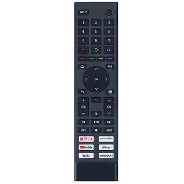 Imagem de Controle remoto de voz de substituição ERF3J80H compatível com Hisense Smart TV U6G 55U6G 50U6G 65U6G 75U6G 50U68G 55U68G 65U68G 75U68G A6G 75A6G 43A6G 50A6G 55A6G 60A6G 65A6G 65A6G A6G 70 A6G 75A6G