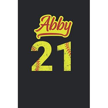 Imagem de Abby 21: Softball Dotgrid Notebook for Catcher/Pitcher Girls Training Journal at Sports, High School, College, University