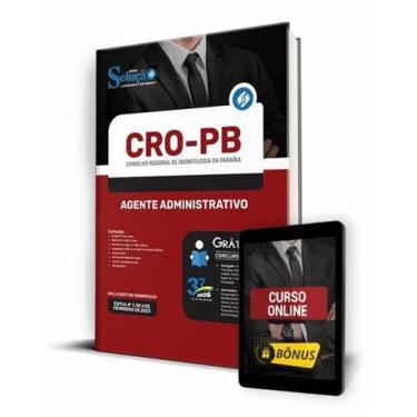 Imagem de Apostila CRO-PB - Agente Administrativo - Editora Solução