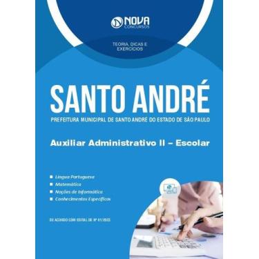 Imagem de Apostila Prefeitura de Santo André - SP - Auxiliar Administrativo II -