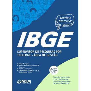 Imagem de Apostila IBGE 2024 - Supervisor de Pesquisas por Telefone - Nova Concu