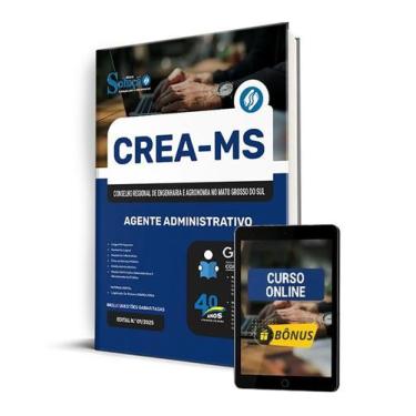 Imagem de Apostila CREA-MS 2025 - Agente Administrativo - Editora Solução