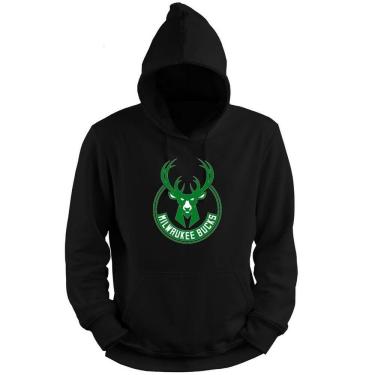 Imagem de Blusa Moletom Capuz Basquete Milwaukee Buck Giannis Basketball