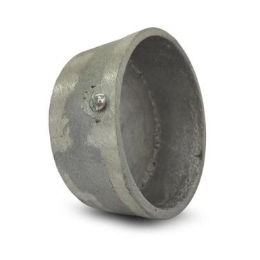 Imagem de Tampão Alumínio Para Tubo ou Cano Redondo 3 Pol 93mm 1 pç - Ferrari