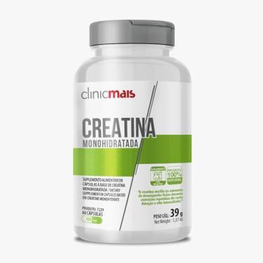 Imagem de Creatina Monohidratada 650mg Clinicmais 60 Cápsulas