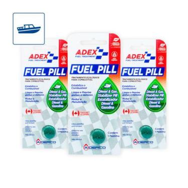 Imagem de Aditivo Para Combustível NÁUTICA ADEX Pastilhas Kit 3 Un  - ADERCO