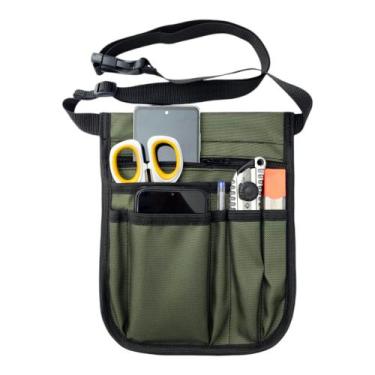 Imagem de Cartucheira Pochete Tablet Com Zíper Cabeleireiro Professor - JMS WASK