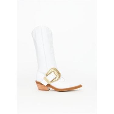 Imagem de Bota Lança Perfume Western Couro Cano Longo  Feminino-Feminino