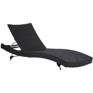 Imagem de Espreguiçadeira Bona Corda Em Alumínio Piscina Jardim Trama Verde