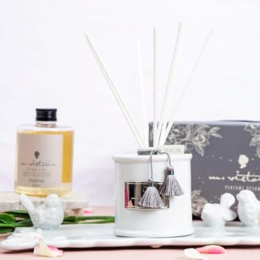 Imagem de Caixa kit dispenser de porcelana + refil de difusor 350ml - Peônia