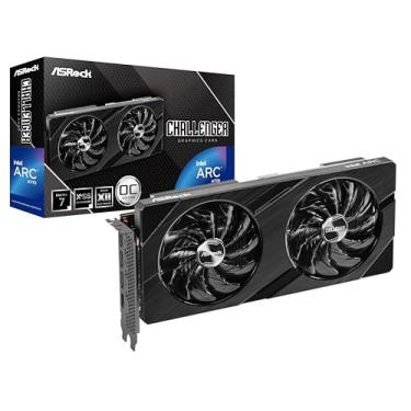 Imagem de Placa de Vídeo ASRock Arc A770 Challenger OC, 16GB, GDDR6, 256-Bit, Preto