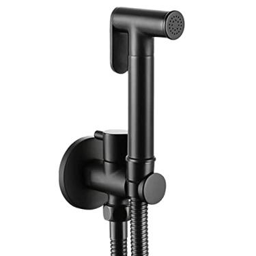 Imagem de ifgswopq Spray de jato de vaso sanitário conjunto de chuveiro bidê portátil pulverizador de bidê para acessório de spray de vaso sanitário com mangueira de latão de água fria G1/5.1 cm pulverizador de