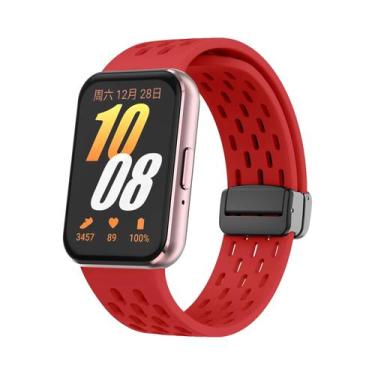 Imagem de Pulseira Magnética de Silicone para Samsung Galaxy Fit 3 - Substituiçã