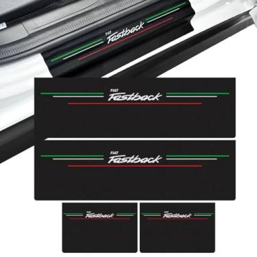 Imagem de SPORTINOX, Soleira Da Porta Para Fiat Fastback 2025 Preto Texturizado