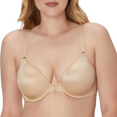 Imagem de Maidenform Sutiã feminino One Fab Fit, sutiã feminino com cobertura total, sutiã feminino levemente forrado com costas nadador, Elevador de Latte, 38C