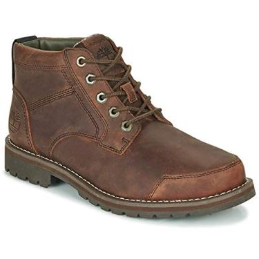 Imagem de Timberland Bota masculina Larchmonts Norfolk Virginia, Nobuck marrom escuro, 39