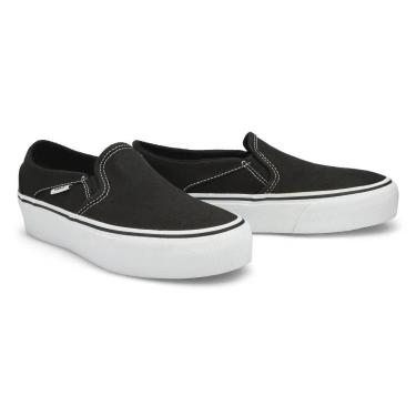 Imagem de Tênis Vanss WM Slip On Asher Plataforma Feminino - Preto/Branco-Feminino