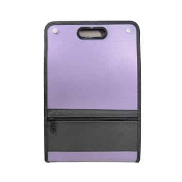 Imagem de Pasta Sanfonada Organizadora 12 Div A4 Escritório(2,12bolsa-roxo)