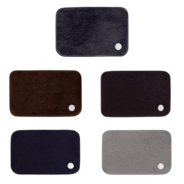 Imagem de Tapete Multiuso Felpudo 40x60cm com Base Antiderrapante para Conforto e Segurança