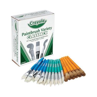 Imagem de Pincel de pintura Crayola de 36 peças a granel