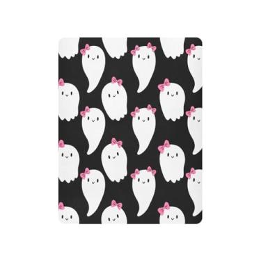 Imagem de JUZIHAI Lençol de berço de Halloween para meninos e meninas, macio, elástico, respirável, para berço padrão e cama infantil, 99 x 68 cm