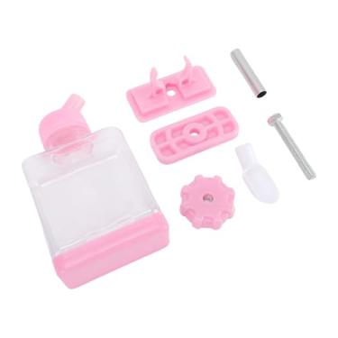 Imagem de GLOGLOW Distribuidor Automático de água para Pássaros, Grande Capacidade, Sem Gotejamento, Gaiola para Papagaios, Chinchilas, Codornas, Galinhas, Bebedouros Auto-preenchíveis para Animais de (Rosa)